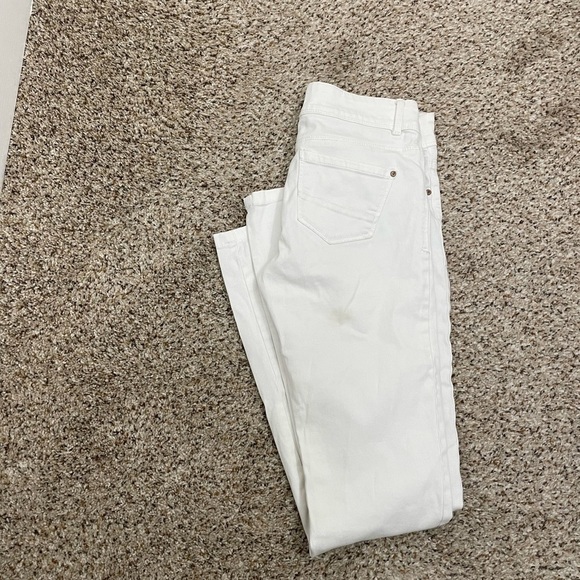Zara Core Denim White Jeans Size 6 - Picture 2 of 9